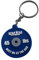 EMOM Fitness® Gewichtscheibe Schlüsselanhänger, 45 lbs Design, 41 mm, Blau, Robustes Gummi – Ideal für Weightlifting & Gym Fans