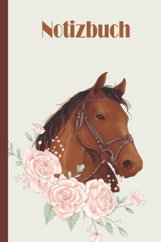 Pferde Notizbuch: Pferde notizbuch breit liniert, liniertes Papier notizbuch für Schule, Studenten, Geschenk für Kinder, Jungen, Mädchen, Teenager, Pferde notizbuch, Pferdeliebhaber