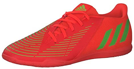 adidas Herren Predator Edge.4 in Sala Sneaker, Solar Red Solar Green Core Black, 44 2/3 EU Schmal