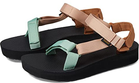 Teva Femme Midform Universal Sandales à Plateforme, Clay Multi, 39 EU