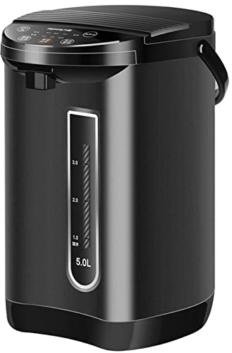 5L Instant Hot Water Dispenser with safety child lock,6 Temperature Adjustment Thermo Pot,3 Dispensing Ways,Rotatable Base,24H Timer and Re-boil,Stainless Steel Water Boilers Kettle
