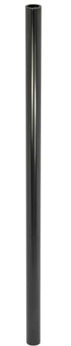 WAGNER Möbelbein/Tischbein/Möbelfuß/Systemrohr TENO - Ø 30 x 718 mm, individuell mit TENO System und QuickClick kombinierbar, Stahl pulverbeschichtet schwarz, Tragkraft 50 kg - 12107201