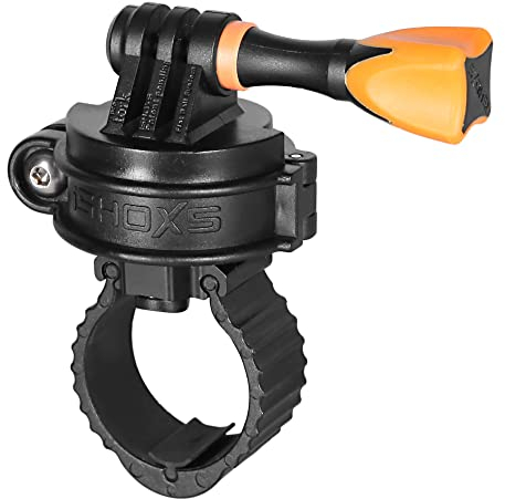 iSHOXS Bike Mount 360° | Fahrradhalterung für Action Cams | 360° drehbar & ultrastabil | Für GoPro, DJI, Insta360 | Passend für Lenker, Sattelstütze, Rahmen | Ideal für MTB, E-Bike & Outdoor-Abenteuer