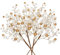 Oairse 4 bastoncini di bacche artificiali glitterate grandi, 48 cm di lunghezza, rami di bacche artificiali, per decorazioni per albero di Natale, composizioni floreali, bouquet riempitivi per casa e