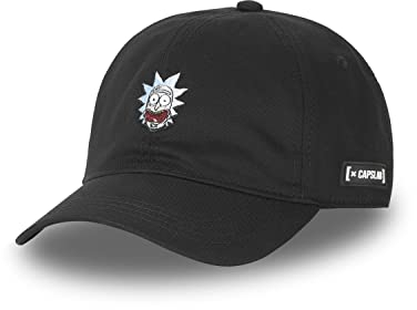 Tracker Kappe Herren Rick and Morty, Cap Herren, Rick Und Morty, Perfekter Halt, Schwarz/Blau/Grau, Einheitsgröße