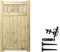 Premier URBAN Range Pedestrian Premier Tuscany Trellis Top Gate Smooth Wooden Tongue & Groove Pathway Height: 5ft (150cm) x Width: 3ft (90cm) No Hinge Pack Selected