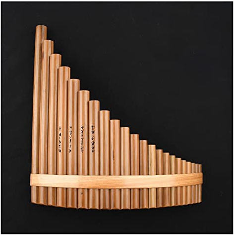 Panflöte Bittere Bambus-Panflöte Mit 15 Pfeifen Und 22 Pfeifen In C/D/E/F/G-Melodie, Geeignet Für Anfänger Traditionelle Blasinstrumente (Color : 22 tube C key)