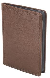 Josephine Osthoff EC-Karten und Ausweisetui Herren Leder Kreditkartenetui Kartenetui Damen RFID-Schutz Slim Wallet Card case mit Geldscheinfach (935), Farbe:Caramel