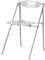 WAGLOS Klappstühle Klappstuhl Transparenter Acryl-Rückenstuhl Event-Stuhl Ergonomisch Gebogene Outdoor-Esszimmerstühle Klappstuhl tragbar