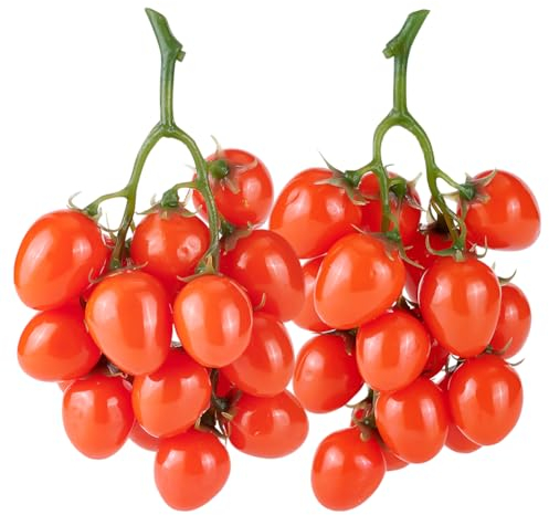 PH PandaHall 2pz Pomodori Artificiali Frutta Artificiale Realistica, Rosso Pomodoro Frutta Finta Decorativa Oggetti di Scena per Armadietto Cucina Domestica Festa