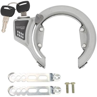 Candado para Bicicleta, Candado de Herradura para Bicicleta con 2 Llaves, Candado de Prevención de Robo de Aleación de Aluminio para Bicicletas Plegables de Carretera de Montaña