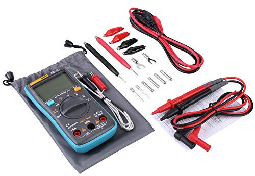 Digitalmultimeter, ANENG AN8002 True RMS Digitalmultimeter AC/DC-Spannung Ohm Strommessgerät 6000 Zählungen 4-stelliges Display Multimeter Mit Automatischer Abschaltung Für Sichere Messungen