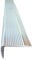 Generisch Aluminium Treppenkantenprofil L-Form Silberfarbig - vorgebohrt 30 x 20 mm 75 cm lang