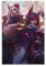 LASOQUAN Xayah & Rakan Vertikales Poster, dekoratives Gemälde, Leinwand, Wandposter und Kunstdruck, modernes Familienschlafzimmer, Dekoration, Poster, 40 x 60 cm