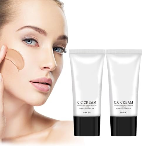Generisch Koreanische Farbwechsel-CC-Creme, CC-Creme Mit Spf 50, Selbstanpassend Für Reife Haut (2pcs)
