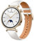QJONSIU Correa Compatible con Huawei Watch GT 5 41mm, [Transpirable] Correa de Piel Auténtica, Diseño Ajustable, Correa de Recambio para Huawei Watch GT 5 41mm-Blanco