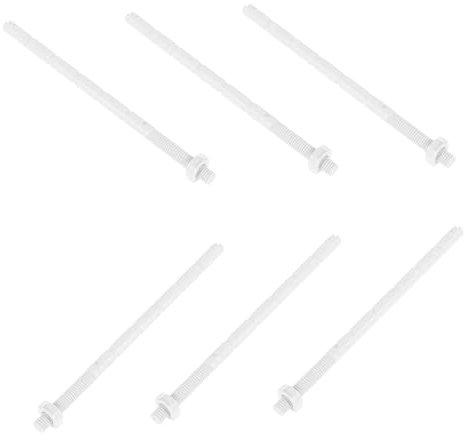 IWOWHERO 10piezas Varillas Tornillo Pulsador Cisterna Para Wc Duradero Diseño Roscado Para Instalación Segura y Fácil Repuesto Compatible Con Tanques De Inodoro Estándar