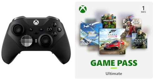 Xbox Mando Elite Series 2 Black + 1 Mes Game Pass Ultimate