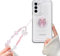 Reownest Kompatibel mit Samsung Galaxy S20 FE Hülle Cute 3D Rosa Schleife Transparent Aesthetic Süßes Design Handyhülle Frauen Mädchen Kamera Objektiv Schutzhülle + Glitter Bow Crystal Kette