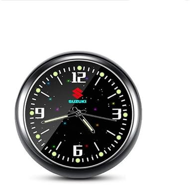 Auto Uhr, Autouhr Selbstklebend,für Suzuki Grand Vitara 2005-2008 Uhr Für Das Armaturenbrett Im Auto, Leuchtende Auto-Armaturenbrettuhr, Kfz-Ersatzuhren,C