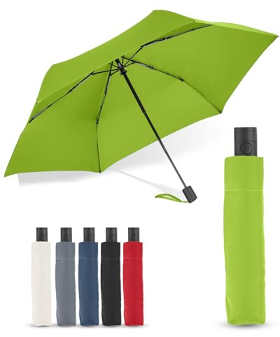 FARE Automatik-Taschenschirm FiligRain Only200 – Superleicht mit nur 200 g, Auf-Zu-Automatik, Windproof Plus, kompakt (geschlossen nur 26 cm lang)