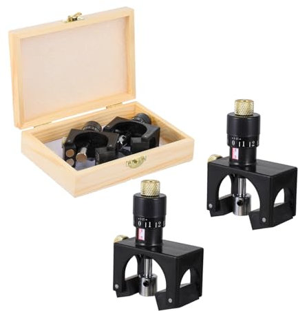 jojofuny Hobelmesser Ausrichter 2 Stück Magnetische Einstellvorrichtung Flachhobel Präzise Positionierung Hochfestes Material Für Holzarbeiten