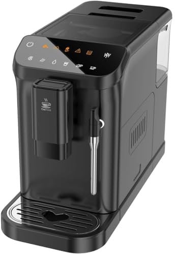 2iX by Symex Caffèdolce – Macchina da caffè automatica | 20 bar | Pannello touch | Sistema a chicchi e latte | 15 livelli macinatura | Lancia vapore | Serbatoio 1,5 L | Silenziosa < 70 dB