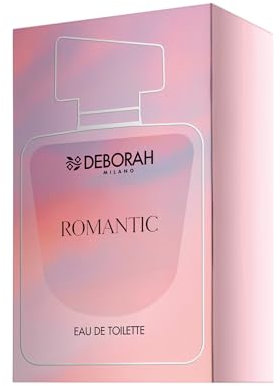 Deborah Milano - Eau de Toilette Romantic, Profumo Donna, Fragranza Delicata e Fiorita, 100 ml