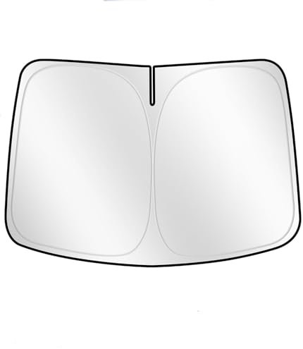 PTHUT Parasol Coche Delantero, Parasol Luna de Coche para Protección Rayos UV, Parasol para Renault Clio 4.