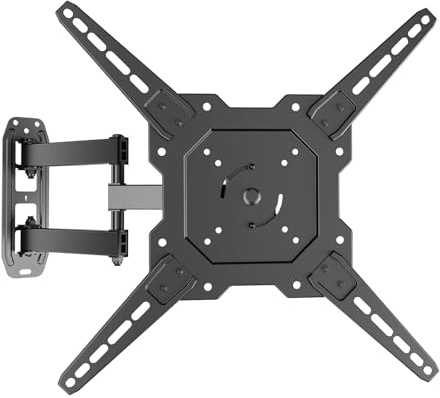 H&C(hcck&Cllassp) Full Motion Articulating TV Monitor Wall Mount Bracket for 13'' to 55'' TVs Articulating Arms Swivel Tilt Extension Rotation for Corner Motorhome Max VESA 400x400 Max Load 67 lbs