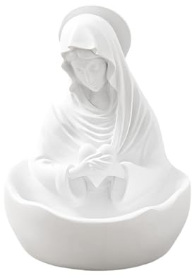 Chaies Marienfigur Resin Madonna Statue 12cm Religiöse Skulptur Für Katholische Frauen Geschenke Aus Hochwertigem Resin Für Hausaltar, Wohnzimmer, Oder Als Spirituelles Geschenk