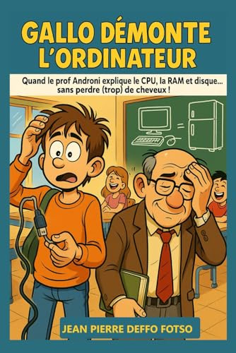 Gallo Démonte l'ordinateur: Quand le prof Androni explique la RAM, le CPU, le disque dur... sans se perdre (trop) de cheveux (Bandes Déssinées Educative Les aventures de Gallo)