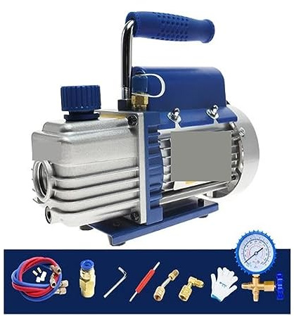 Kit pompa for vuoto refrigerante 150W for macchina for aria condizionata 1P R410A R407C R134a R12 R22,Manutenzione Industriale(Vacuum Pump Kit)