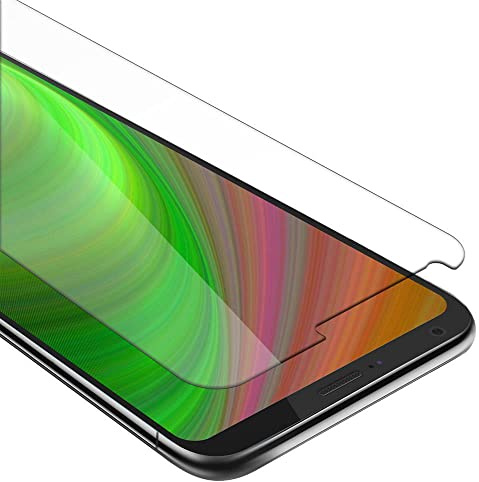 Cadorabo Panzer Schutz Glas für LG Q6 / G6 MINI - Schutzfolie in Ultra-Klar Hüllen freundlich - Gehärtetes (Tempered) Glas Dipslayschutz Folie in 9H Härte Anti Kratzer