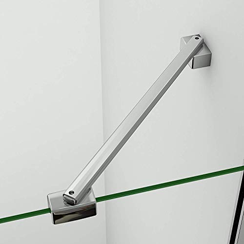 Stabilisierungsstange Haltestange Stabilisator für Duschabtrennung Duschkabine Walk in duschwand dusche Verschiedene Typen 30-120cm F-068