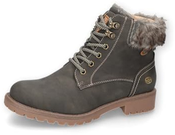 Dockers by Gerli Damen Schnürstiefeletten, Frauen Stiefeletten,warm gefüttert