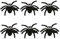 Amosfun 6 stücke Halloween spinne haarspangen haarnadel spinne Charakter hairgrips Haarschmuck Haarschmuck Ornament für Kinder Halloween Party Favors Geschenke (schwarz)