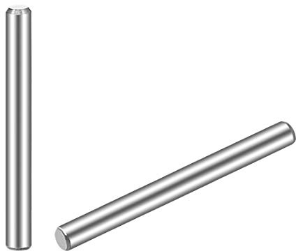 sourcing map 20 Stück Zylinderstifte 3 x 35 mm (ca. 1/8) Passstift 304 Edelstahl Dübelstift Stifte Stützregale