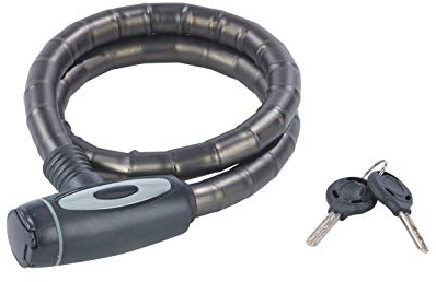 DANSI Panzerschloss Fahrrad I sicherer Diebstahlschutz mit 2 Schlüsseln I Fahrrad schloss, bike lock, Fahrradschloss, Fahrradschlösser, E-Bike (Fahrradschloss mit Schlüssel, 20 x 1000 mm)