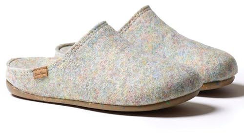 Toni Pons Women's slippers in recycled felt - MONA-FR - Multi, 38 EU - 5 UK