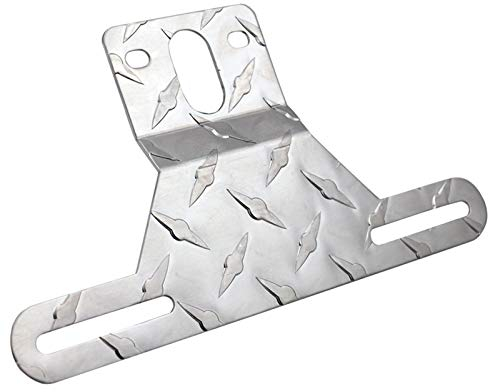 NEBYWOLD Aluminum Trailer License Plate Light Bracket License Plate Bracket for Mounting Bracket Trailers Trucks Cars (1 Packs)
