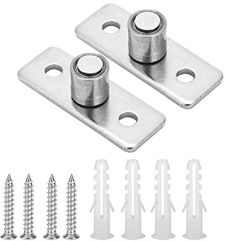 2Pcs Edelstahl Scheunentor Roller Bodenführung Schiebetür Hardware Zubehör Lager einsetzen