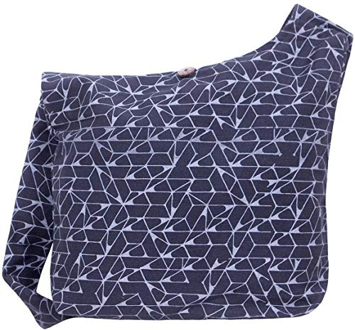 Vishes Damen Herren Umhängetasche Schultertasche - Tasche zum Umhängen für die Schulter schwarz