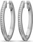 JETTE Damen-Creolen 925er Silber 38 Zirkonia One Size 88184726