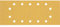 Bosch 10x EXPERT C470 Sandpaper (for Paint on wood, Hardwood, Ø 115x280 mm, Grit 180, Professional Accessory Orbital Sander)