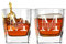 AIGAT 2 pièces. Verre à whisky personnalisé gravé, verre Low Ball, verre à bourbon à l'ancienne 250ml