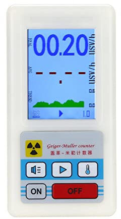 SPORTARC Geigerzähler Nuklearstrahlungsdetektor Beta Gamma X für RAY Dosimeter Monitor