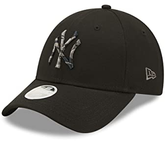 New Era New York Yankees MLB Camouflage Infill Black 9Forty Adjustable Women Cap - One-Size