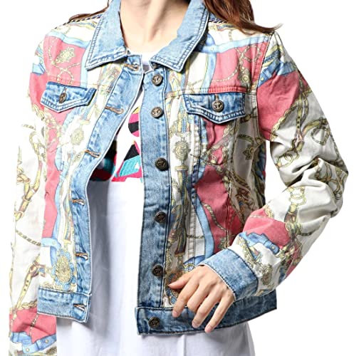 Desigual Damen Gürtel & Kettenjacke Größe 40, multi