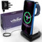 Viboo 3 in 1 Wireless Charger for use with Samsung Galaxy Watch 4 and 3 (it will not charge Galaxy Watch 5,6,7 or Gear varients), Samsung S24 -S8, Iphone X to 16 and Galaxy Buds/Buds2/Plus/Live/Pro